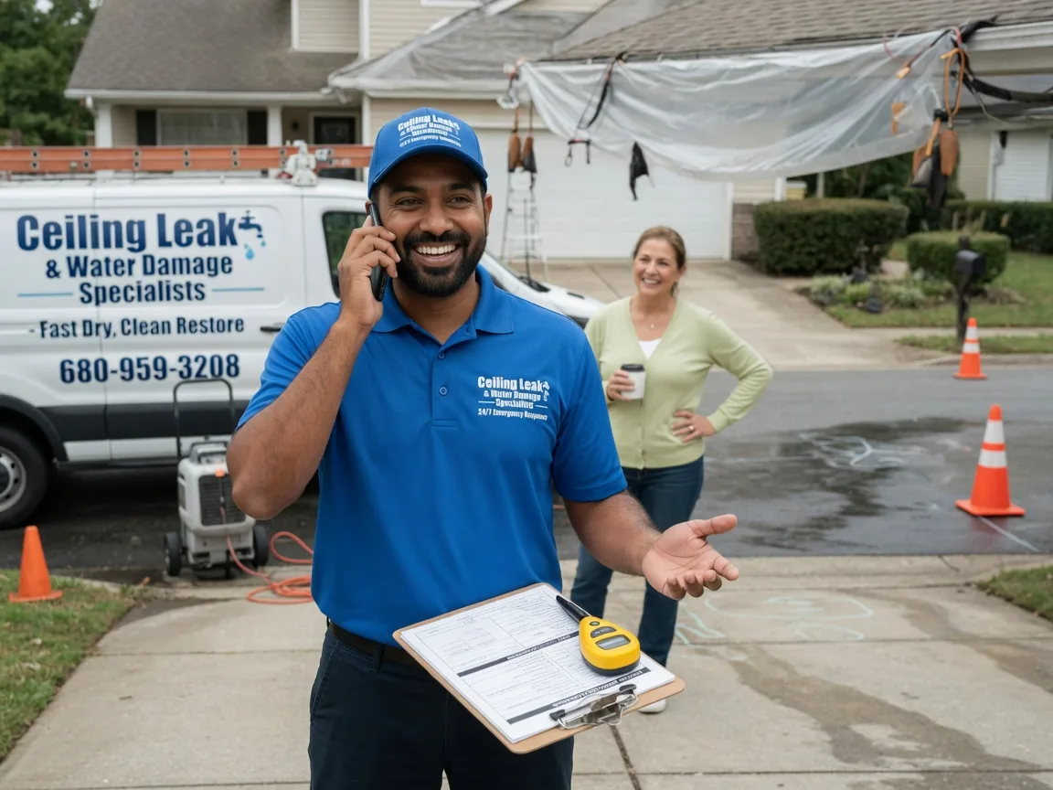 Ceiling Leak Cleanup Stanleytown, VA FAQs